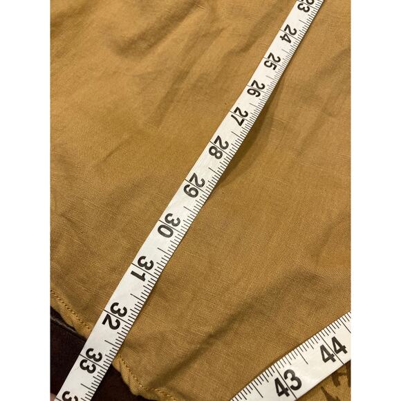 Harley Davidson Mens 3XL Tan Button Up Short Sleeve Skull H-DMC Cotton Linen New - Picture 15 of 15